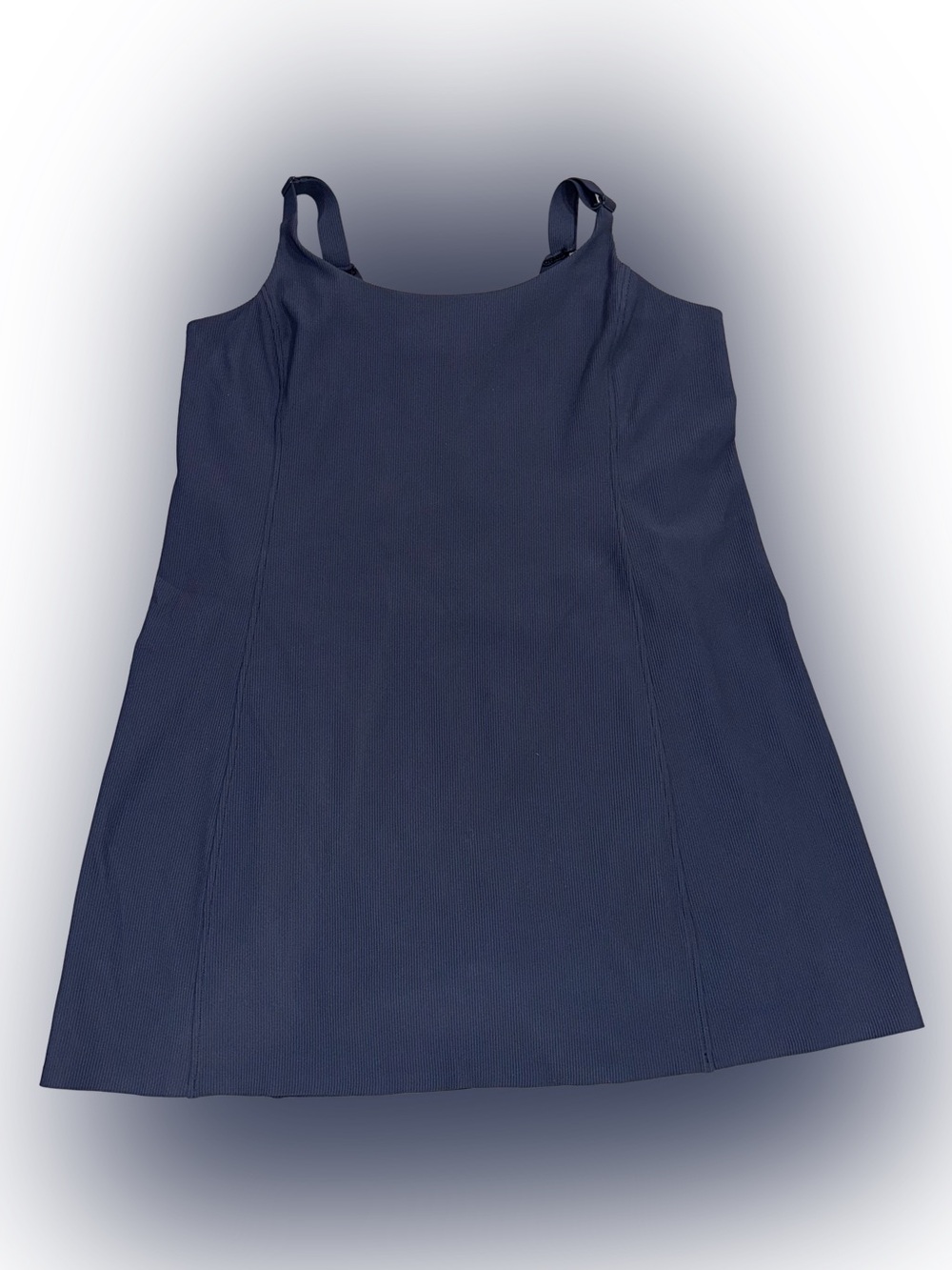 NWOT Spanx Get Moving Easy Access Ribbed Athletic Dress w/ Shorts Blue 2XL Plus